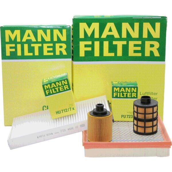 Opel Astra H 1.3 Dizel Motor Periyodik Bakım Filtre Seti Mann Marka (Pimli Yağ Filtreli)