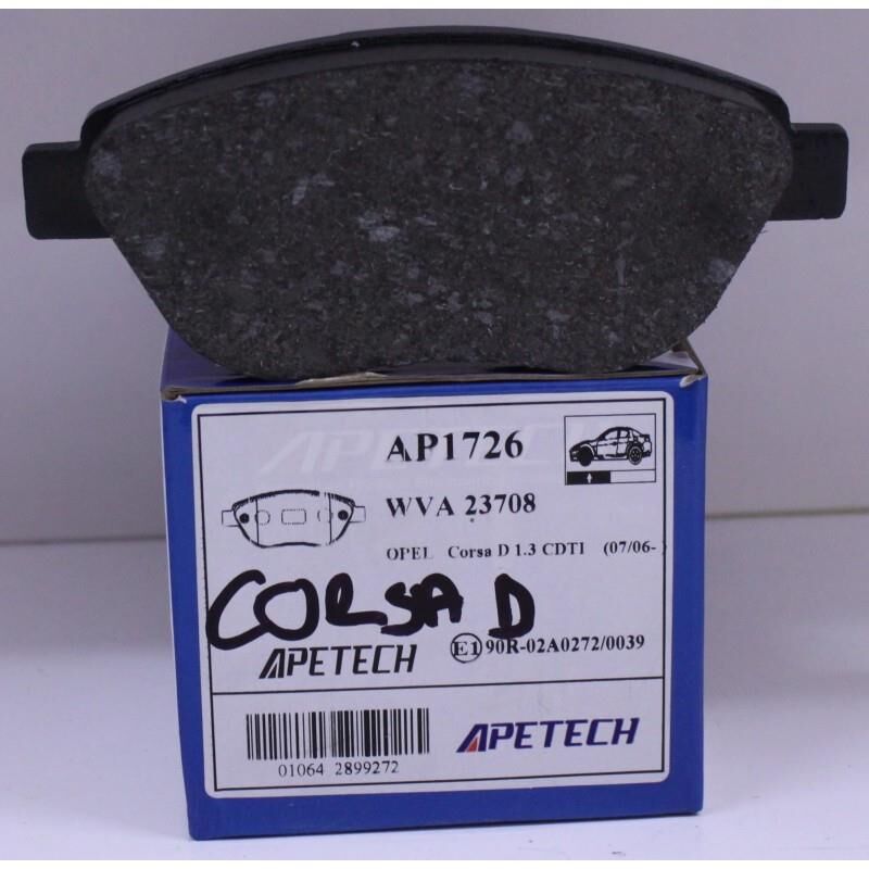 Opel Corsa D 1.3 Dizel 90 Beygir Büyük Tip Fren Balatası Apetech