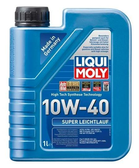 LIQUI MOLY 9503 10W40 Motor Yağı Süper Sentetik SUPER LEICHTLAUF 1 Litre