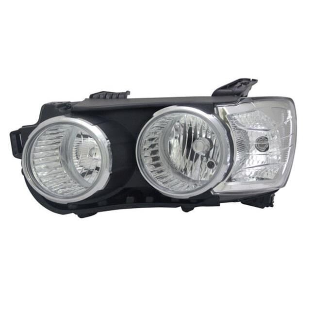 İTHAL 96831091 | Chevrolet Yeni Aveo T300 Sol Ön Far Kromlu