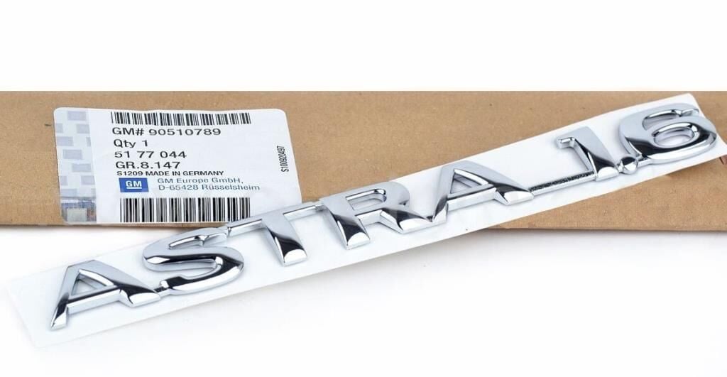 PSA (MOPAR) 90510789 Opel Astra F ASTRA 1.6 Yazısı Orijinal