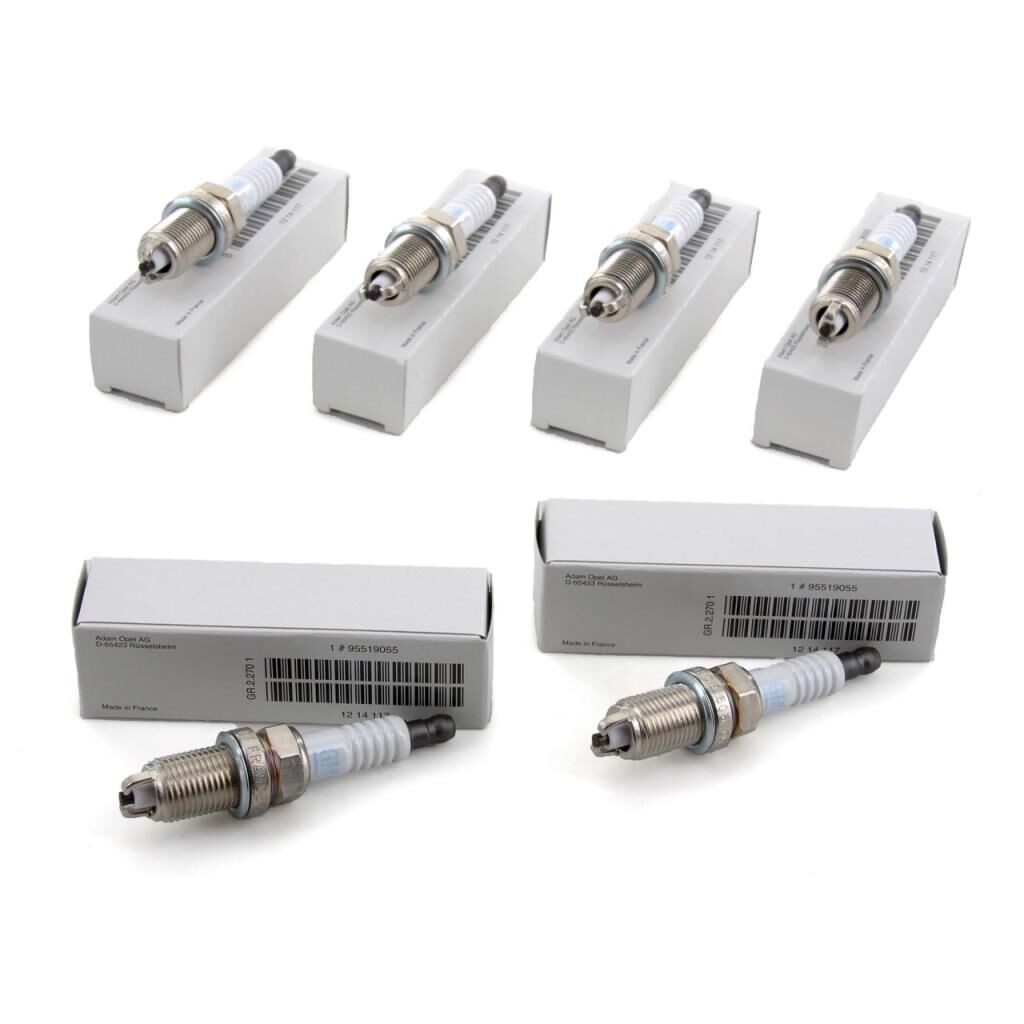 PSA (MOPAR) 95519055 Opel Vectra B 6 ADET Çift Tırnak Buji Takım X25XE Orijinal