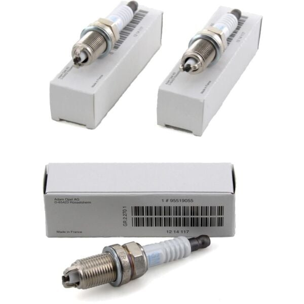 PSA (MOPAR) 95519055 Opel Corsa C Çift Tırnak Buji Takım 3 Adet 1.0 Motor Orijinal