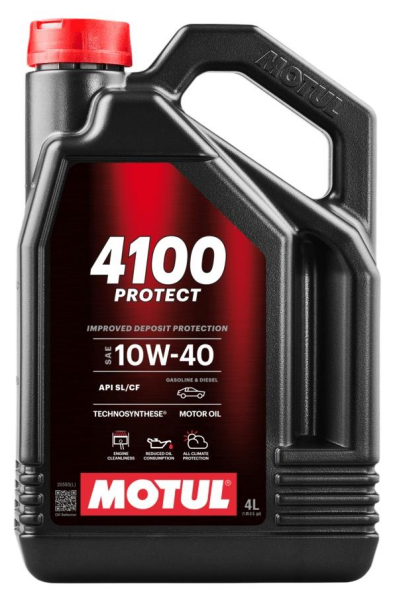113000 | Motul 4100 Protect 10W-40 4 Litre Yarı Sentetik Motor Yağı | Yüksek Koruma & Performans Performans