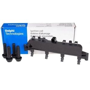 DELPHI GN10314-12B1 | Peugeot 206 1.4 1.6 Benzinli Bobin  Delphi Siyah Soket