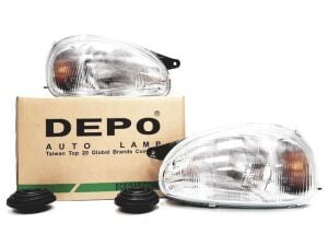 442-1102R-LD-E | Opel Combo B Corsa B  Sağ Far Motorsuz Manuel Depo Marka