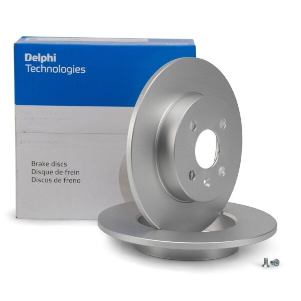 DELPHI BG3885C | Opel Astra H 4 Bijonlu Arka Fren Disk Takımı Delphi