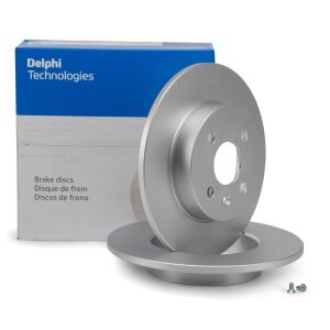 DELPHI BG3885C | Opel Astra H 4 Bijonlu Arka Fren Disk Takımı Delphi