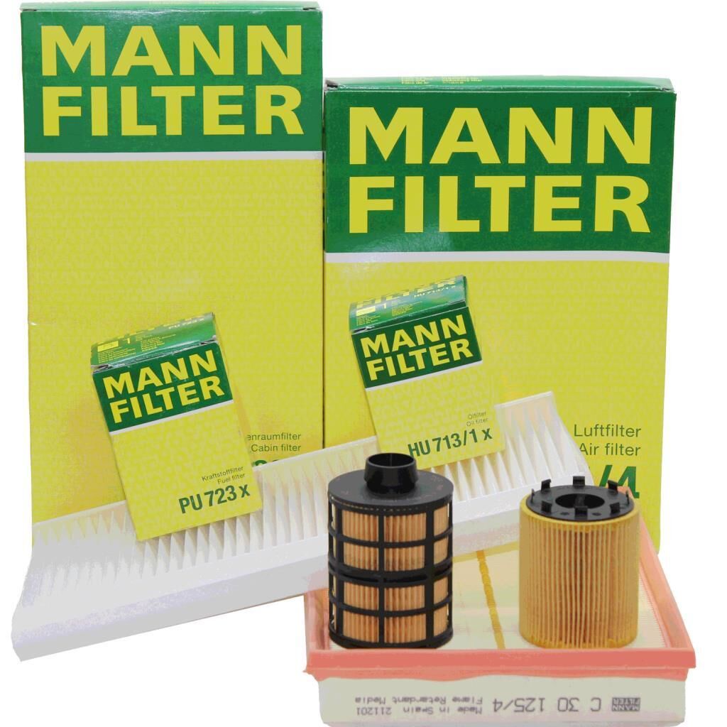 Opel Corsa C 1.3 Dizel Motor Periyodik Bakım Filtre Seti Mann Marka (Tırnaklı Yağ Filtreli)