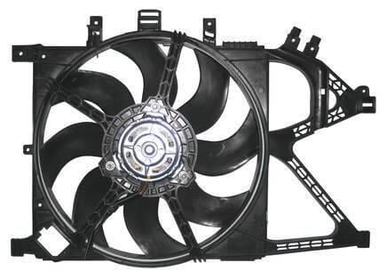 WAXELL 1341354 | Opel Corsa C Z14XEP Radyatör Fan Motoru Komple Davlumbazlı