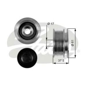 GATES OAP7039 | Opel Combo C 1.3 Dizel Şarj Dinamo Kasnağı Gates Marka