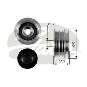 GATES OAP7039 | Opel Meriva A 1.3 Dizel Şarj Dinamo Kasnağı Gates Marka