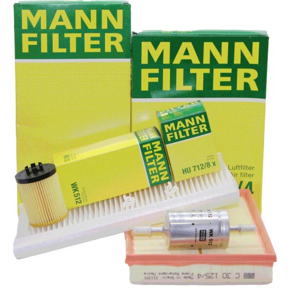 Opel Corsa C 1.0 / 1.2 / 1.4 Benzinli Motor Periyodik Bakım Filtre Seti Mann