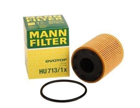 MANN HU713/1X | Opel Corsa C Z13DT Yağ Filtresi  (Tırnaklı Tip) Mann Marka
