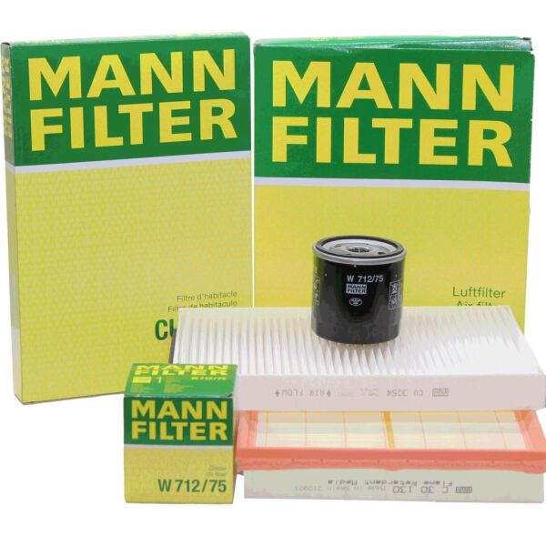 Opel Astra H 1.6 (Z16XEP) Benzinli Twinport Motor Periyodik Bakım Filtre Seti Mann Marka