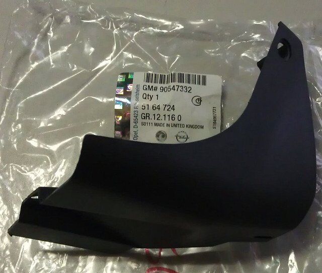 PSA (MOPAR) 90547332 Opel Astra G Sağ Arka Dip Marşbiyel Kapağı Orijinal