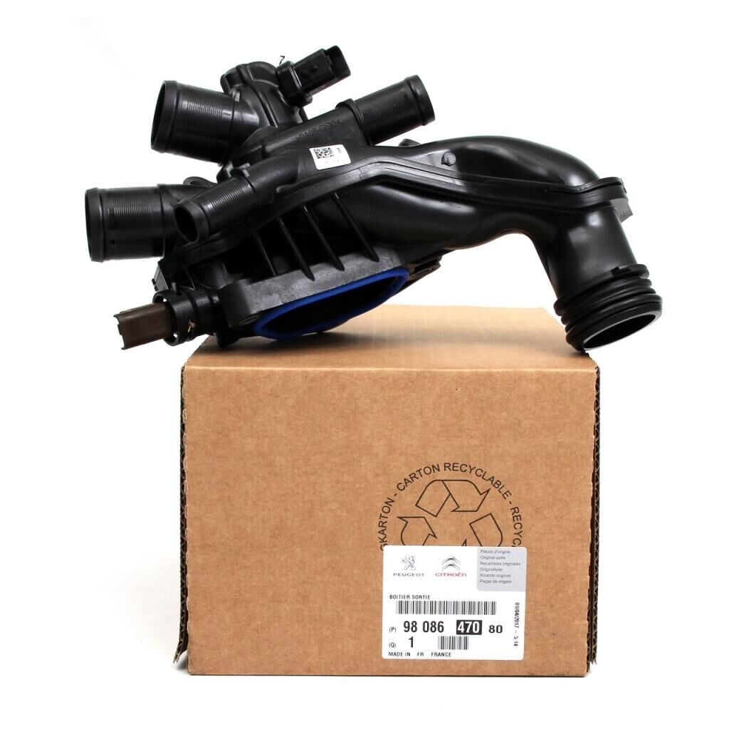 PSA (MOPAR) 9808647080 | Peugeot 208 1.6 Benzinli EP6 Termostat Komple Orijinal