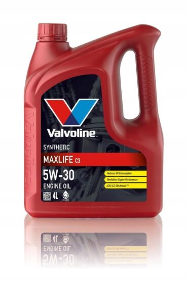 V872368 | Valvoline MaxLife C3 5W-30 (4 Litre) – Uzun Ömürlü Motor Koruma