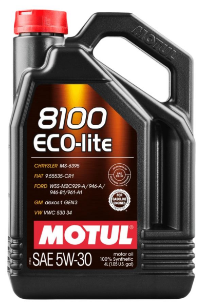 108212 | Motul 8100 Eco-Lite 5W-30 4 Litre 100% Sentetik Motor Yağı