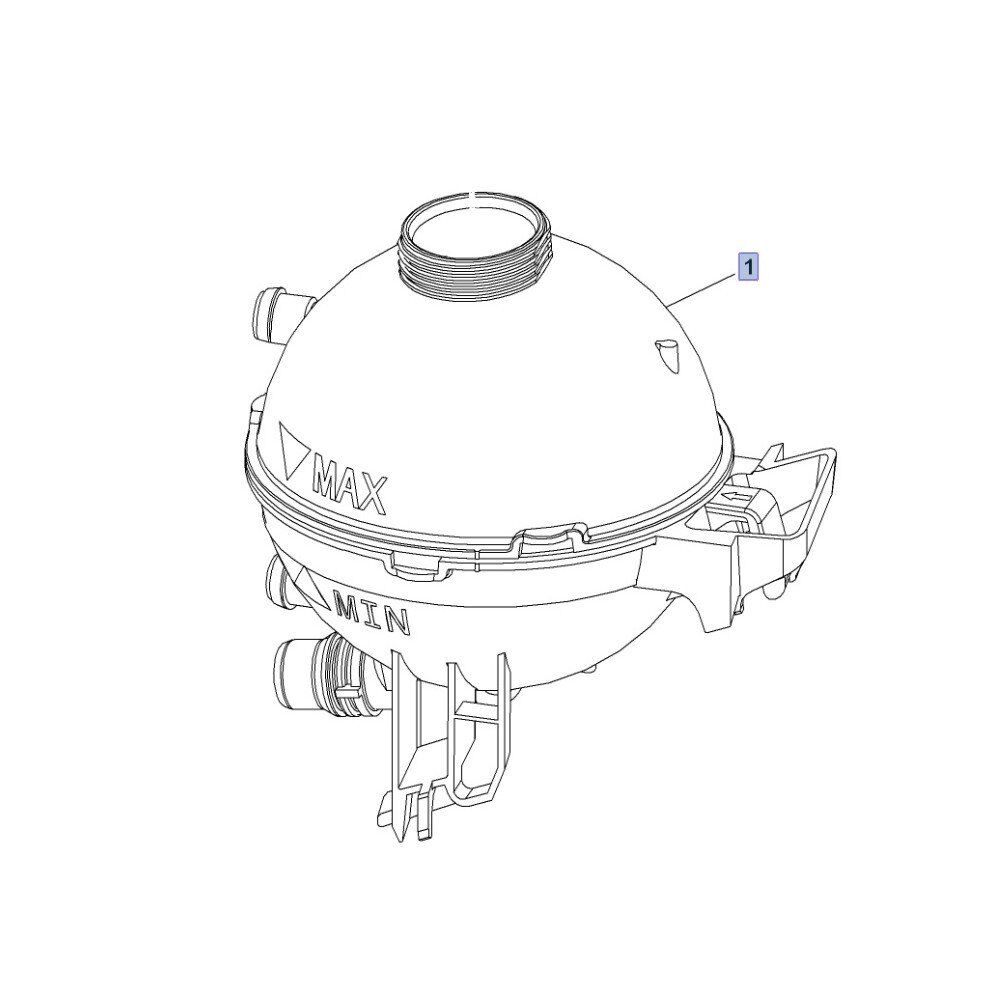 PSA (MOPAR) 3644844GM | Opel Grandland X Su Bidonu Orijinal
