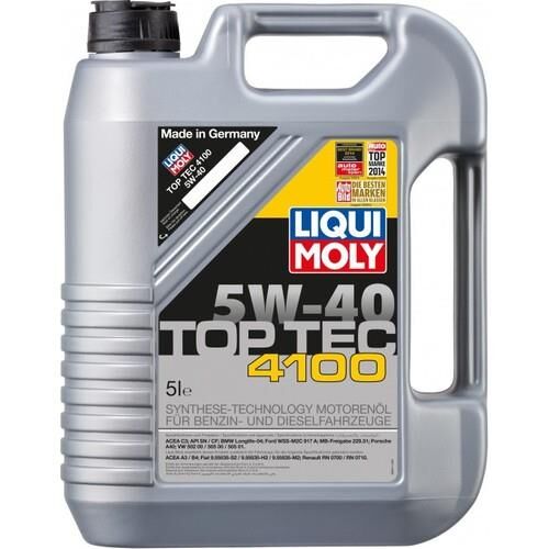 9511 LIQUI MOLY TOP TEC 4100 5W/40 5 LT Motor Yağı