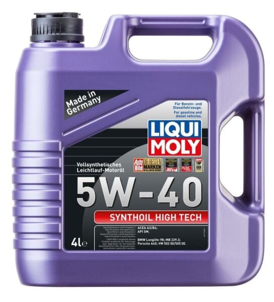 LIQUI MOLY 2194 5W40 Synthoil High Tech Tam Sentetik Motor Yağı 4 Litre