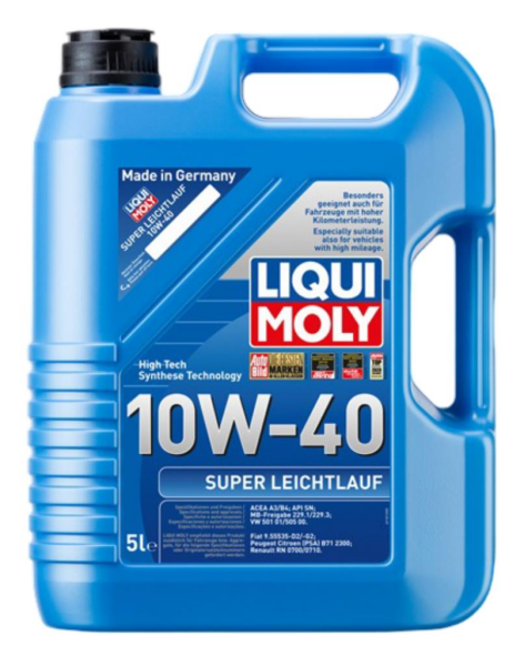 LIQUI MOLY 9505 10W40 Motor Yağı Süper Sentetik SUPER LEICHTLAUF 5 Litre
