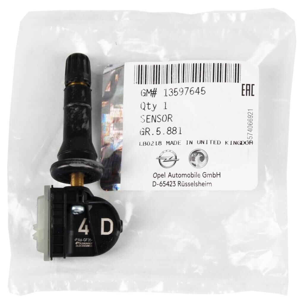 PSA (MOPAR) 13597645 Opel İnsignia B Lastik Basınç Sensörü Orijinal