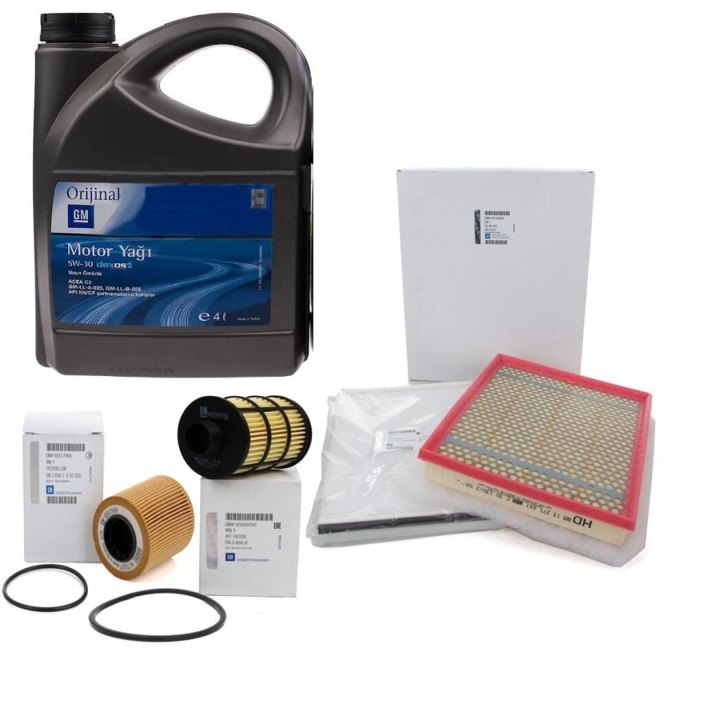 Opel Astra H 1.3 Dizel Periyodik Filtre Seti MOTOR YAGI DAHİL GM