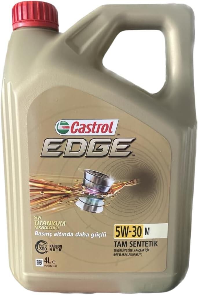 Castrol Edge 5W30 M DPF Partiküllü Motor Yağı 4lt
