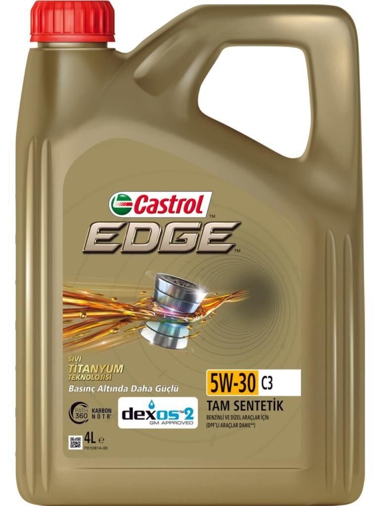 Castrol Edge 5W30 M DPF Partiküllü Motor Yağı 4lt