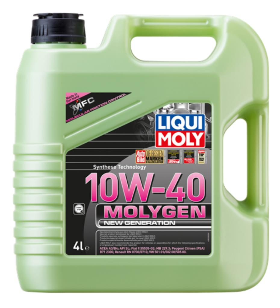 LIQUI MOLY 8538 10W40 Motor Yağı Molygen New Generation 4 Litre