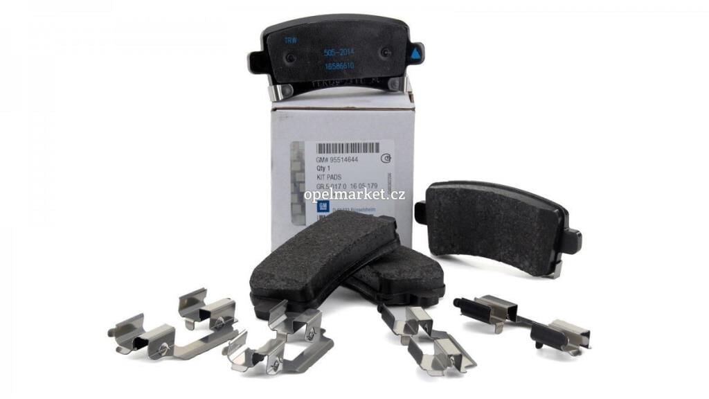 PSA (MOPAR) 39021483 Opel İnsignia Arka Fren Balatası Orijinal