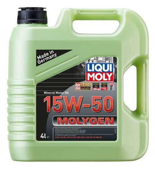 LIQUI MOLY 2539 15W50 Motor Yağı Molygen New Generation 4 Litre