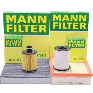 Chevrolet Yeni Aveo 1.3 Dizel Bakım Filtre Seti Mann