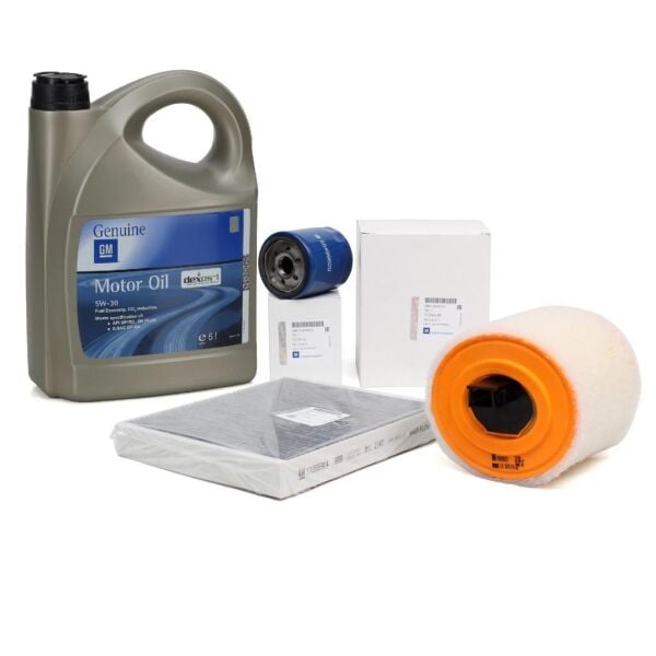 Opel Astra K Bakım Kiti Filtre Paketi Motor Yağı Dahil 1.0 + 1.4 Turbo GM