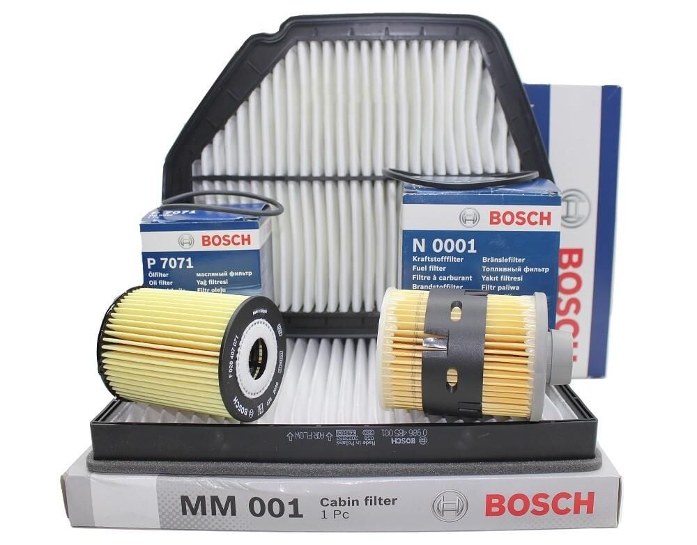 BOSCH F026400203 F026407071 09864B5001 1457070001 | Chevrolet Captiva C100 2.0 Dizel Bakım Filtre Seti