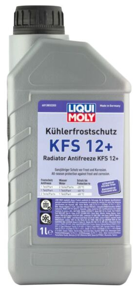 LIQUI MOLY 21145 Radyatör Antifrizi G12+ Konsantre Kırmızı 1 Litre