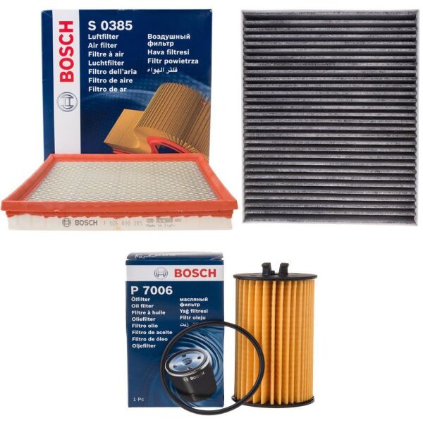 BOSCH F026400385 PSA 13271191 BOSCH 09864B7009 | Opel Astra J 1.6 Benzinli Periyodik Bakım Seti Karbonlu Bosch