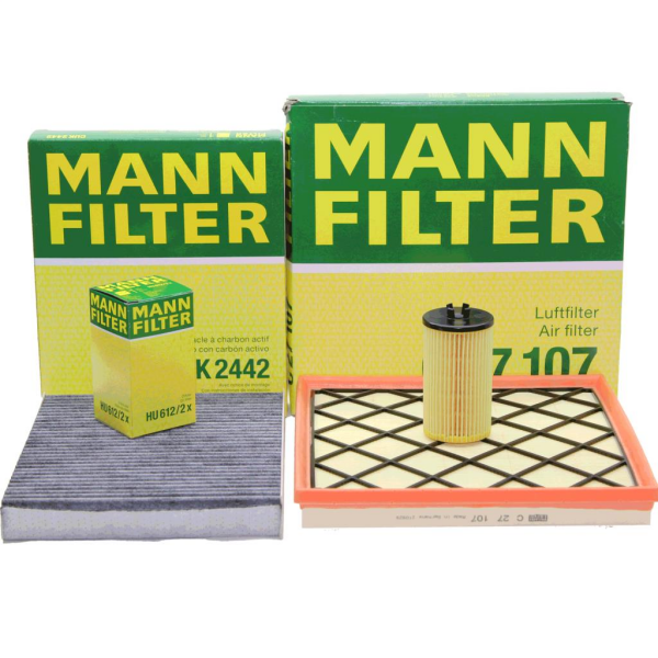 Chevrolet Cruze 1.4 Turbo Benzinli Motor Periyodik Bakım Filtre Seti Mann Marka