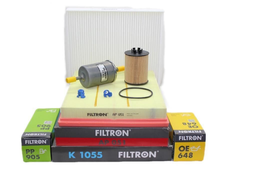 FILTRON PP905 AP051 K1055 OE648 | Opel Astra G 1.4 (Z14XEP) Twinport Benzinli Bakım Filtre Seti (Polen Kısa Tip)  Filtron Marka