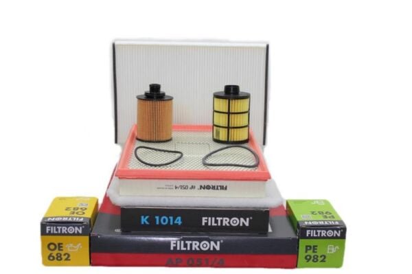 FILTRON AP051/4 K1014 OE682 PE982 | Opel Astra H 1.3 Dizel Bakım Filtre Seti (Pimli Yağ Filtresi)  Filtron Marka