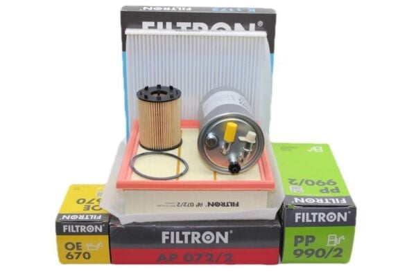FILTRON OE670 K8010 AP072/2 PP990/2 | Opel Corsa D 2010/2011 1.3 (Z13DTJ) Dizel Motor Bakım Filtre Seti (Tırnaklı Yağ Filtresi)  Filtron Marka