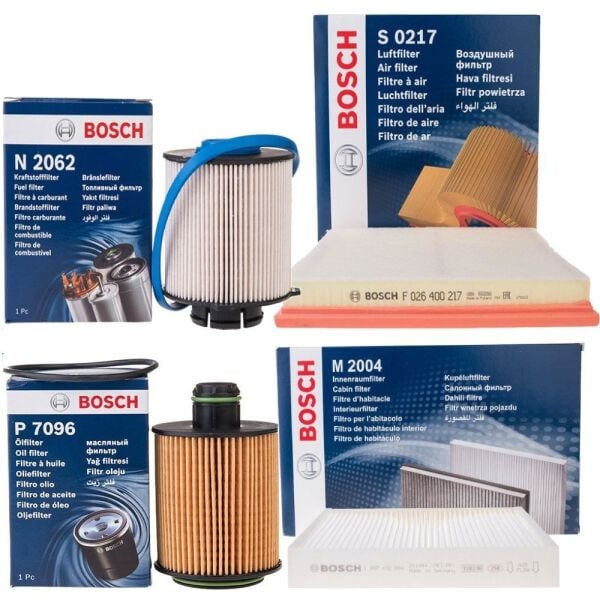 BOSCH F026400217 BOSCH 026407096  BOSCH 1987432004 BOSCH F026402062 | Opel Astra J 1.3 Dizel Periyodik Bakım Seti Karbonsuz Polenli Bosch
