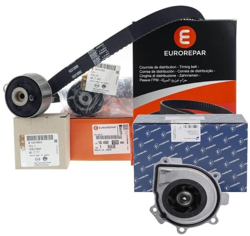 EUROREPAR 1648212080 + PIERBURG 7.07152.21.0 | Chevrolet Trax 1.6 Benzinli 115 Beygir Triger Seti ve Devirdaim Su Pompası