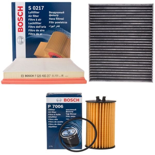 BOSCH F026400217 PSA 13271191 09864B7009 | Opel Astra J 1.4 Turbo Bakım Seti Karbonlu Polen