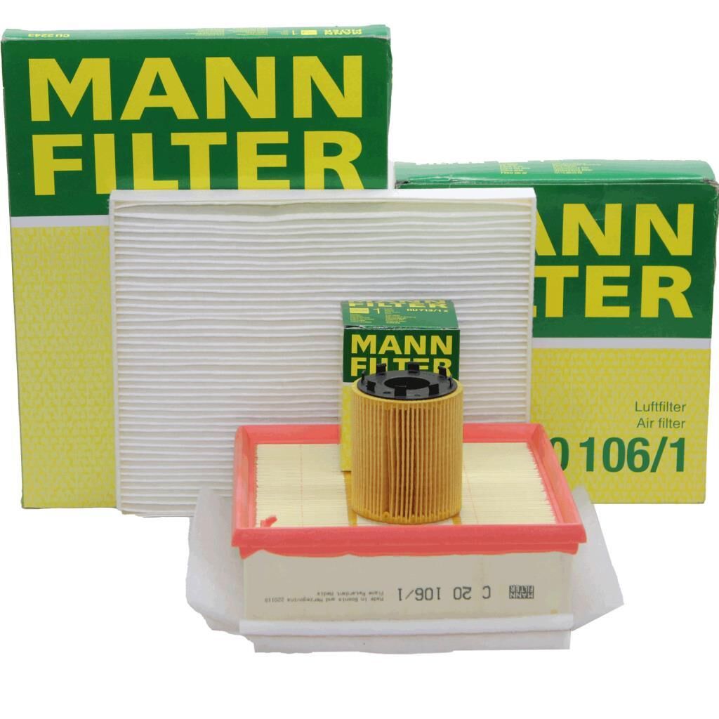 Opel Corsa D 2007/2011 1.3 Dizel Motor Periyodik Bakım Filtre Seti Mann Marka (Tırnaklı Tip Yağ Filtreli)