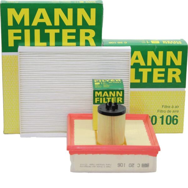 Opel Corsa D 2007/2010 1.2 / 1.4 (Z12XEP/Z14XEP) Benzinli Motor Periyodik Bakım Filtre Seti Mann