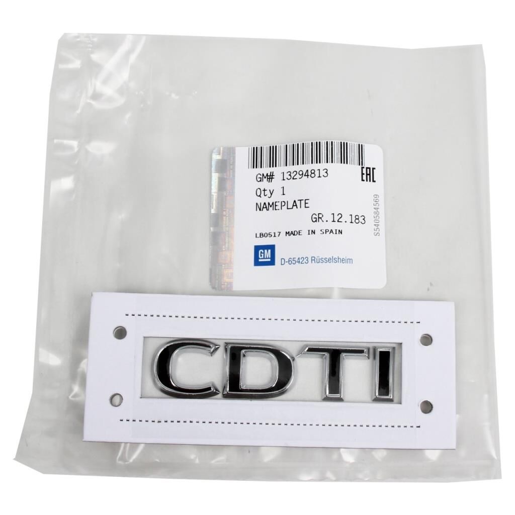 PSA (MOPAR) 13294813 Opel Astra K Arka CDTI Yazısı Orijinal