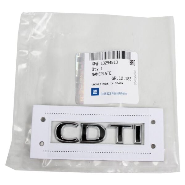 PSA (MOPAR) 13294813 Opel Astra K Arka CDTI Yazısı Orijinal